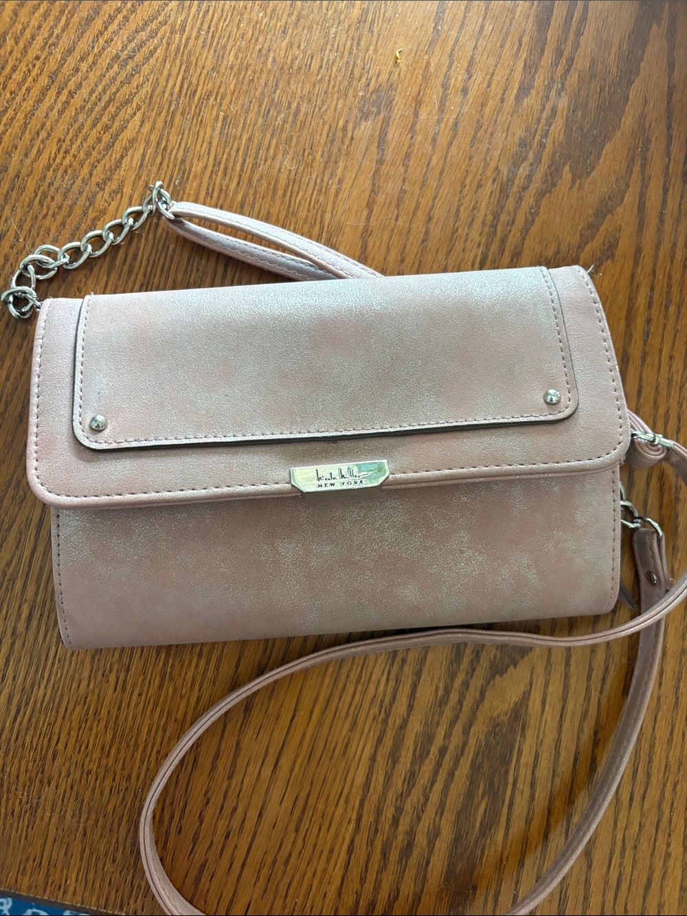 Nicole Miller Crossbody – Blush Pink